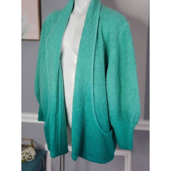 Women Knit Cardigan, 80s Cardigan - Picture 8 of 8